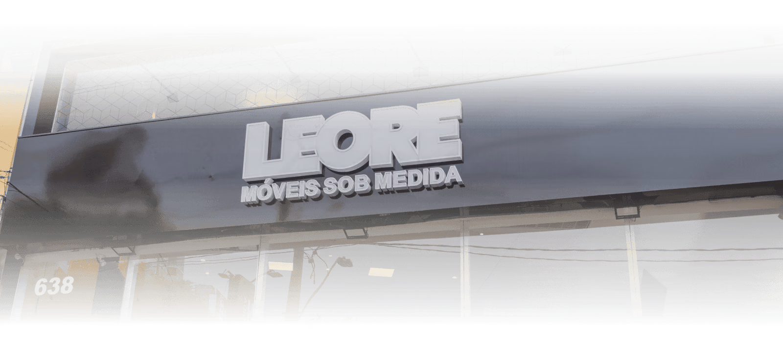 Fachada do showroom Leore Móveis em Santo André
